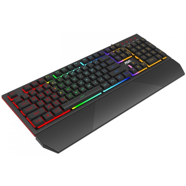 AOC GK200D32R, Wired, RGB, USB, Gaming Keyboard, Black