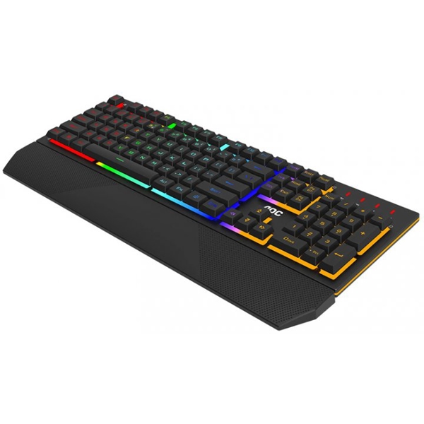 AOC GK200D32R, Wired, RGB, USB, Gaming Keyboard, Black