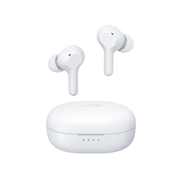 ყურსასმენი Aukey EP-T25 TWS Wireless BT, IPX5, Earbuds White