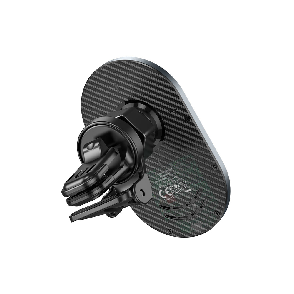 უსადენო დამტენი მანქანის Hoco CA91 Magic Magnetic Wireless Fast Charging Car Holder Gray