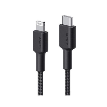 USB კაბელი Aukey CB-CL03 USB-C to Lightning Cable 2m Black