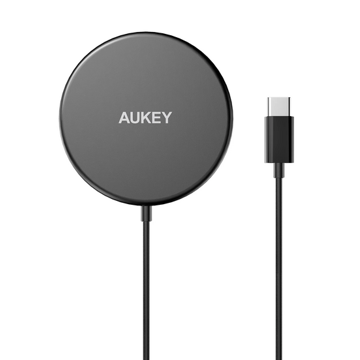 უსადენო დამტენი Aukey LC-A1 15W Fast Wireless Charger Magsafe Compatible Black