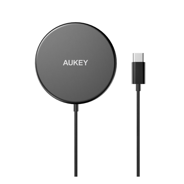 უსადენო დამტენი Aukey LC-A1 15W Fast Wireless Charger Magsafe Compatible Black