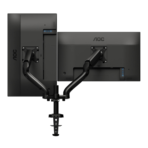 მონიტორის საკიდი AOC AD110D0, 13"-31,5", Dual Computer Monitor Arm Mount, Black