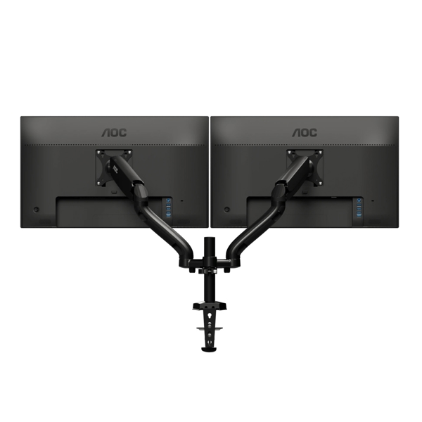 მონიტორის საკიდი AOC AD110D0, 13"-31,5", Dual Computer Monitor Arm Mount, Black