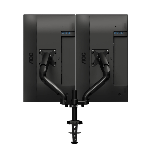 მონიტორის საკიდი AOC AD110D0, 13"-31,5", Dual Computer Monitor Arm Mount, Black