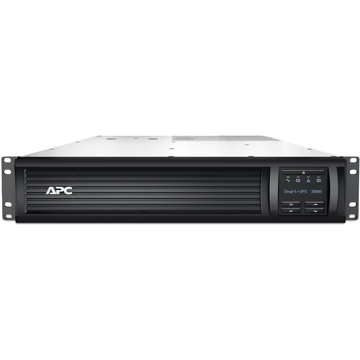 უწყვეტი კვების წყარო APC SMT3000RMI2UC Smart-UPS, 3000VA, LCD, 230V, RJ-45, SmartSlot, USB, Black