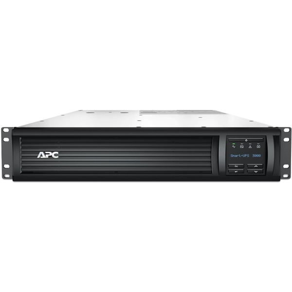 უწყვეტი კვების წყარო APC SMT3000RMI2UC Smart-UPS, 3000VA, LCD, 230V, RJ-45, SmartSlot, USB, Black