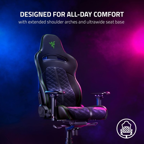 გეიმერული სავარძელი Razer RZ38-03720100-R3G1 Gaming Chair Enki Black/Green