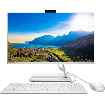 All In One კომპიუტერი Lenovo F0G000C4RK Ideacentre AIO 3, 23.8", i3-1115G4, 8GB, 256GB SSD, Integrated, White