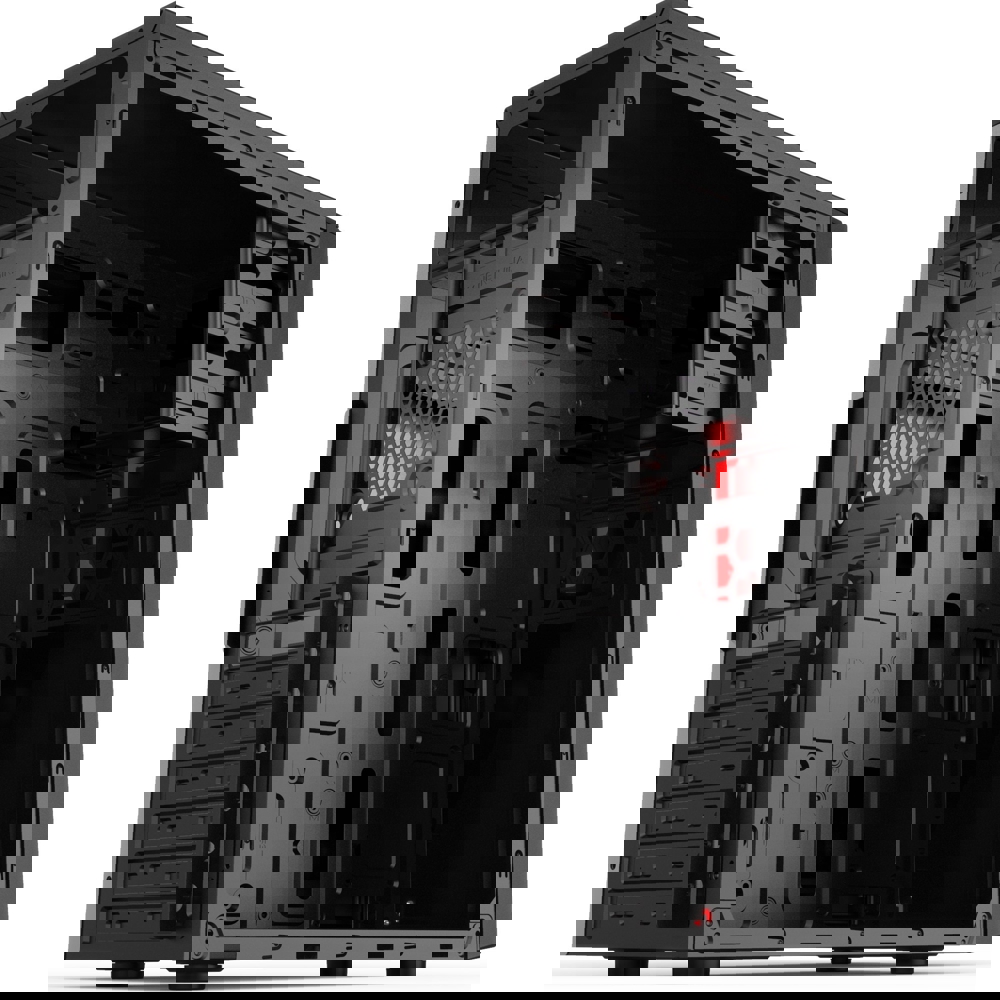 ქეისი 2E 2E-E1903U-400 Computer Case ALFA With PSU 2EATX400, MidT, 2xUSB2.0, 1xUSB3.0, steel (side panel), black