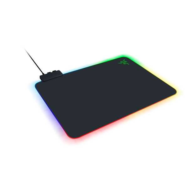 Razer RZ02-03020100-R3M1 Firefly V2 Gaming Mouse Pad, RGB, Black