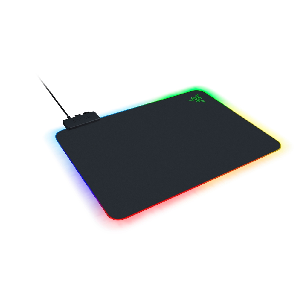 Razer RZ02-03020100-R3M1 Firefly V2 Gaming Mouse Pad, RGB, Black