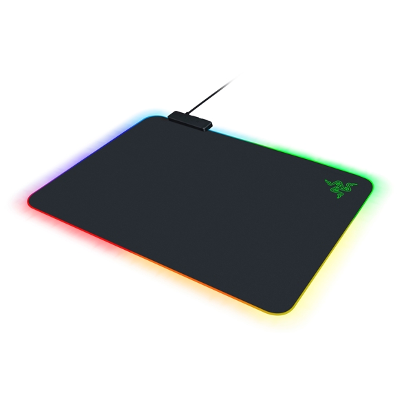 Razer RZ02-03020100-R3M1 Firefly V2 Gaming Mouse Pad, RGB, Black