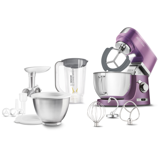 სამზარეულოს კომბაინი Sencor STM 7873VT 1000W, 4.5L, Food Processor, Purple