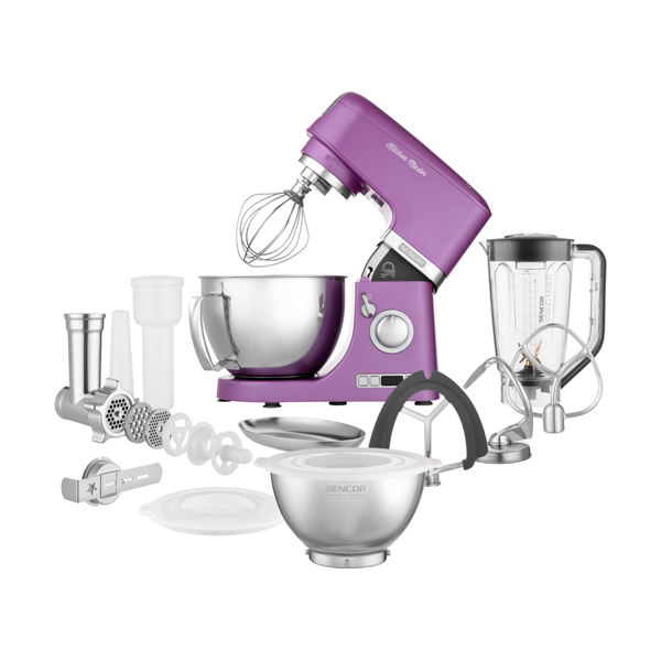 სამზარეულოს კომბაინი Sencor STM 7873VT 1000W, 4.5L, Food Processor, Purple