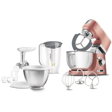 სამზარეულოს კომბაინი Sencor STM STM 7875RS 1000W, 4.5L, Food Processor Pink