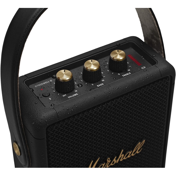 დინამიკი Marshall Stockwell II, 10W, IPX4, Wireless, Bluetooth, Portable Speaker, Black And Brass