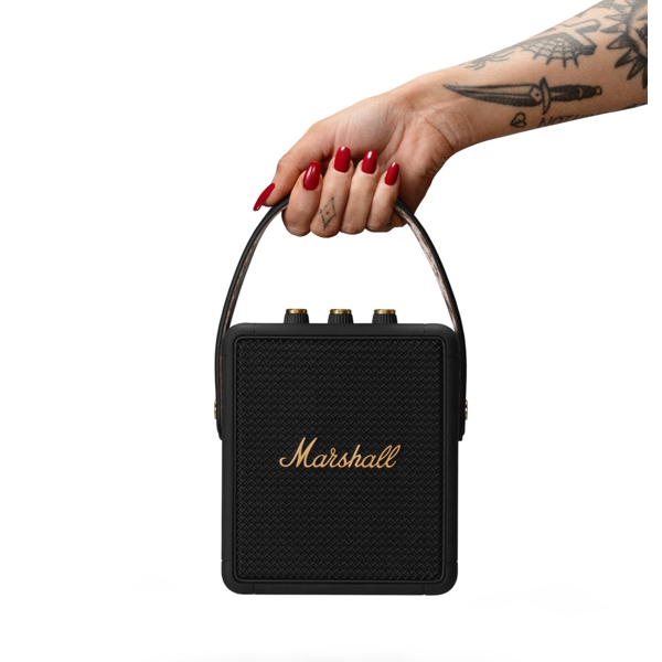 დინამიკი Marshall Stockwell II, 10W, IPX4, Wireless, Bluetooth, Portable Speaker, Black And Brass