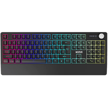 კლავიატურა Marvo K660, Wired, USB, Gaming Keyboard, Black