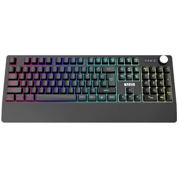 კლავიატურა Marvo K660, Wired, USB, Gaming Keyboard, Black