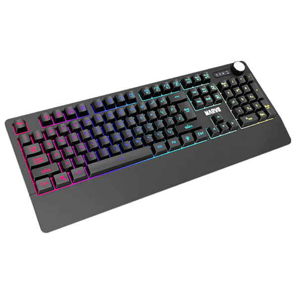 კლავიატურა Marvo K660, Wired, USB, Gaming Keyboard, Black