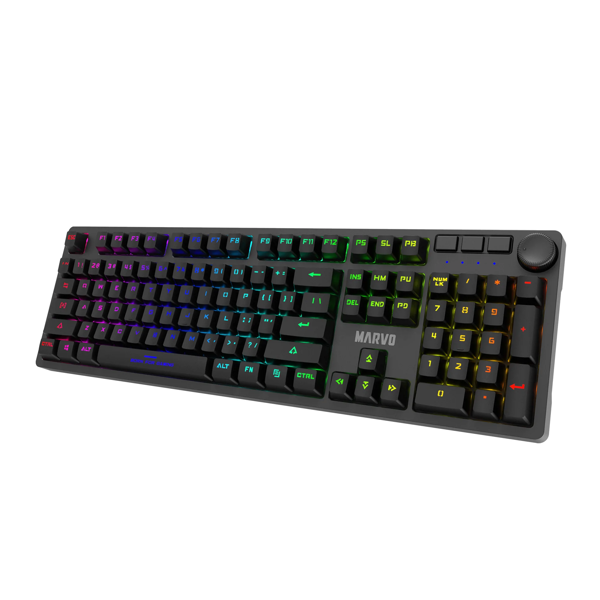 კლავიატურა Marvo KG954, Wired, USB, Gaming Keyboard, Black