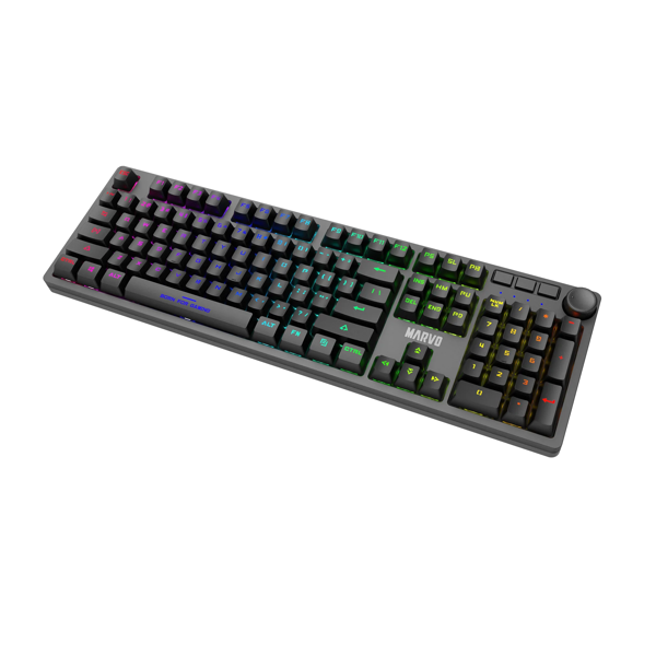 კლავიატურა Marvo KG954, Wired, USB, Gaming Keyboard, Black