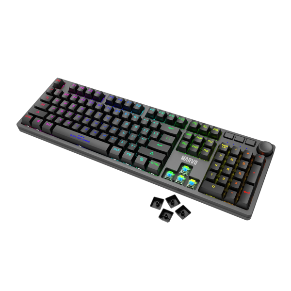 კლავიატურა Marvo KG954, Wired, USB, Gaming Keyboard, Black