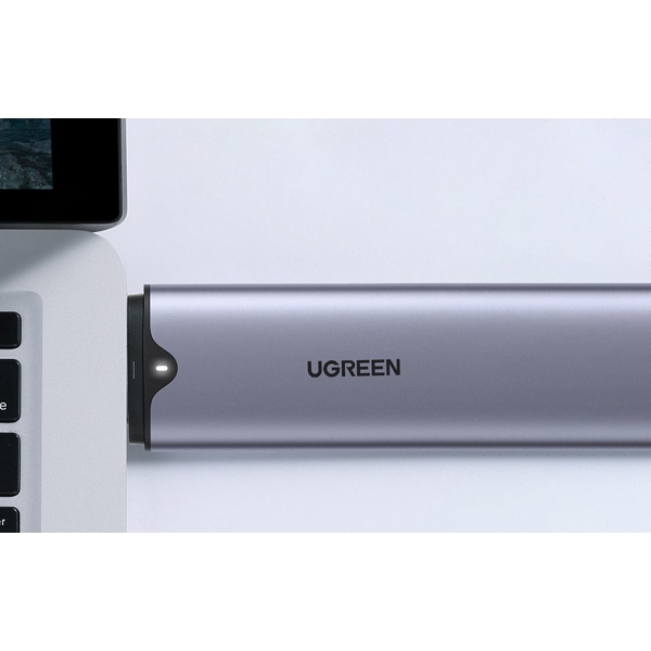 Ugreen CM353 (70532), Type-C + USB-A M.2 NVMe  Hard Drive Enclosure 