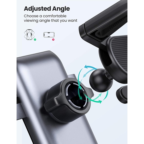 მობილურის დამჭერი Ugreen LP274 (30401), Gravity Phone Holder for Round Air Vent