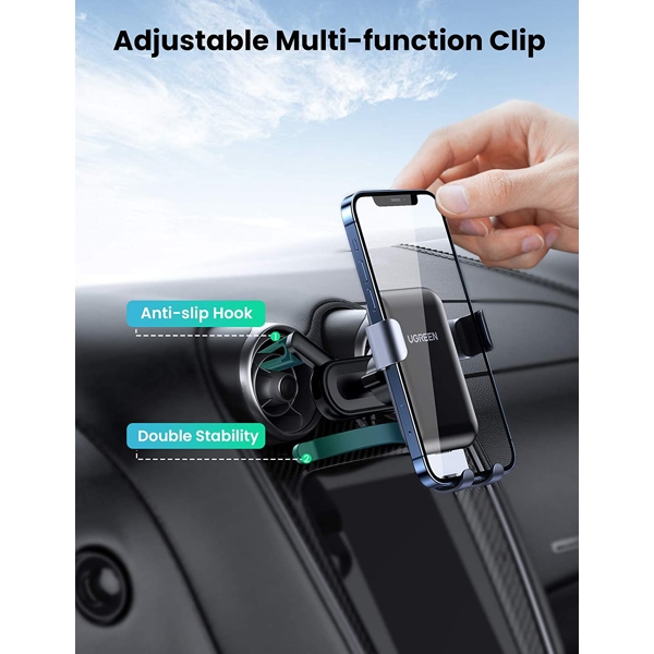 მობილურის დამჭერი Ugreen LP274 (30401), Gravity Phone Holder for Round Air Vent