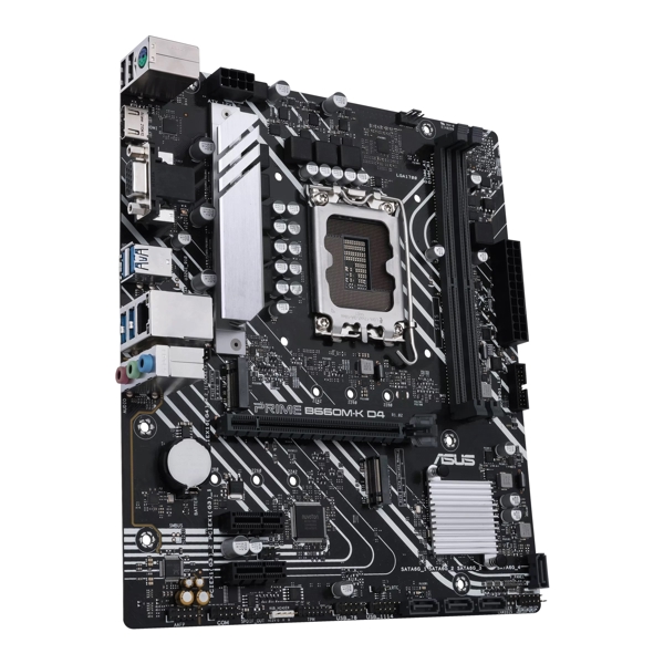 დედა დაფა Asus PRIME B660M-K , LGA 1700,12th DDR4, 2xDIMM, mATX, Max.5333MHz, Max.64GB