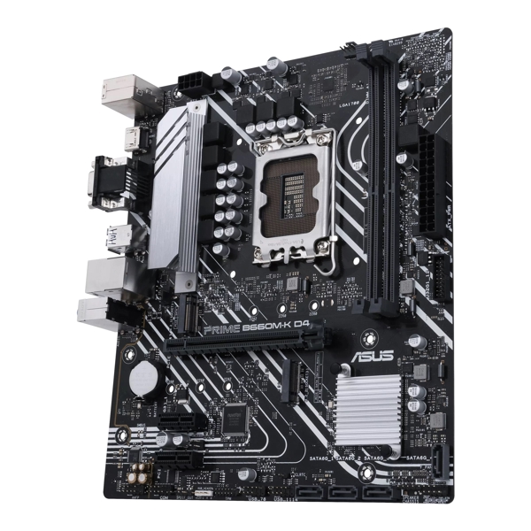 დედა დაფა Asus PRIME B660M-K , LGA 1700,12th DDR4, 2xDIMM, mATX, Max.5333MHz, Max.64GB