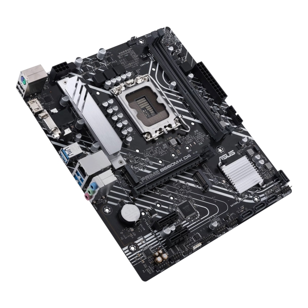 დედა დაფა Asus PRIME B660M-K , LGA 1700,12th DDR4, 2xDIMM, mATX, Max.5333MHz, Max.64GB