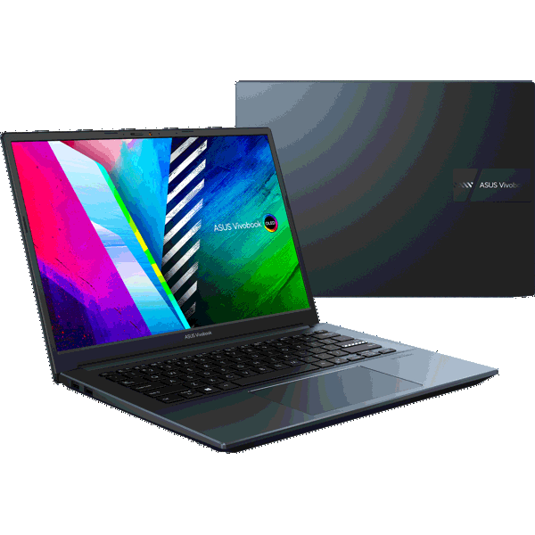 ნოუთბუქი Asus M3401QA-KM112 Vivobook Pro M3400 14" 2.8K WQXGA OLED, Ryzen 5 5600H, 8GB, 256GB SSD, AMD Radeon Graphics 4GB, Blue