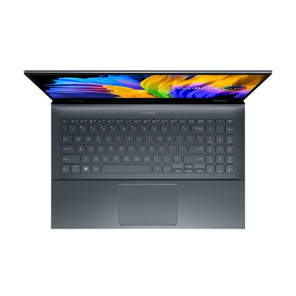 ნოუთბუქი Asus UM535QE-KY220 Zenbook Pro 15.6" FHD, OLED, Ryzen 9 5900H, 16GB, 1TB SSD, RTX 3050TI 4GB, Grey