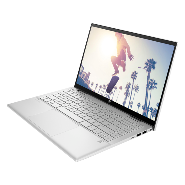 ნოუთბუქი HP 4H2H2EA Slinky 21C1, Pavilion x360 14" Touch, i7-1165G7, 16GB, 512GB SSD, Fingerprint, Natural Silver