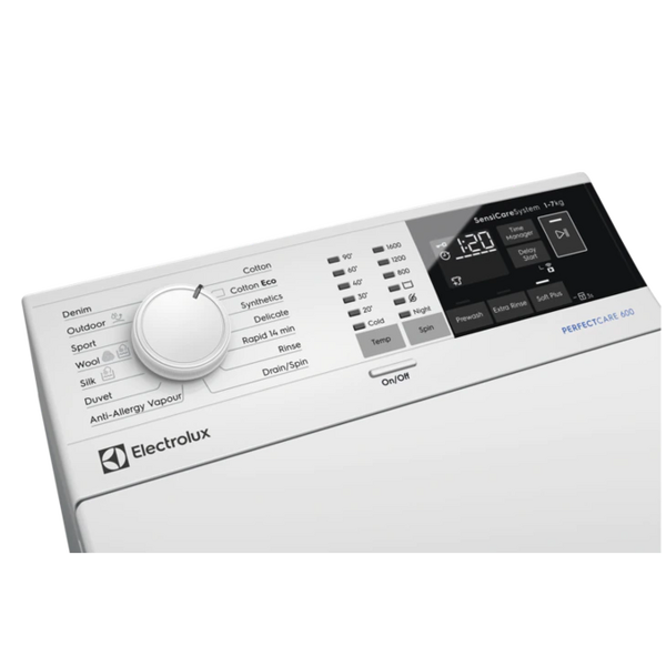 სარეცხი მანქანა Electrolux EW6T4R262 6kg, A+++, 1200Rpm, Inventer, Display, White