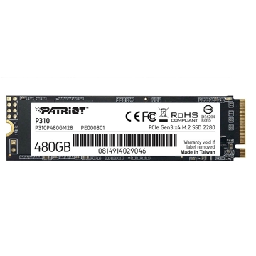 მყარი დისკი Patriot P310P480GM28 P310 480GB M.2 2280 PCIe