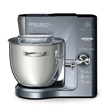 მიქსერი Arshia SM014-2745, 2200W, 10L, Stand Mixer, Gray