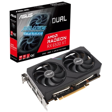 ვიდეო დაფა Asus 90YV0HA1-M0NA00, Radeon RX6500XT, 4GB, 64bit, HDMI, DP, Black