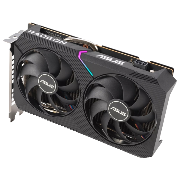 ვიდეო დაფა Asus 90YV0HA1-M0NA00, Radeon RX6500XT, 4GB, 64bit, HDMI, DP, Black