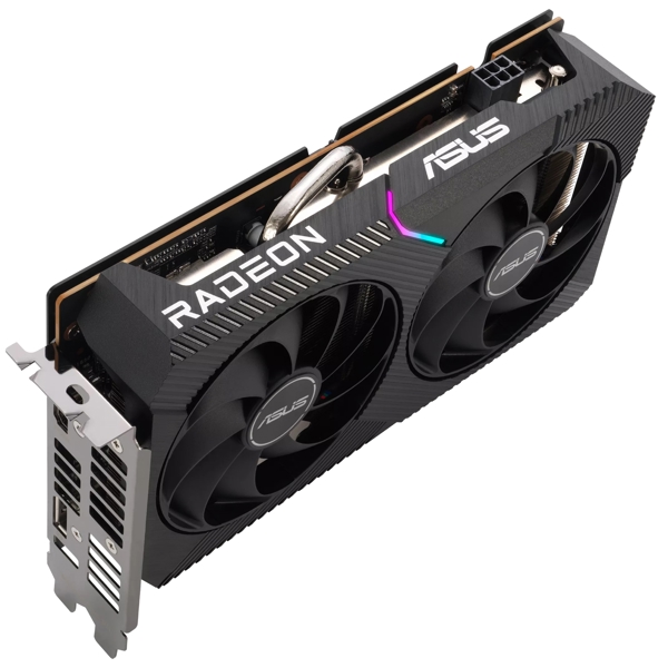 ვიდეო დაფა Asus 90YV0HA1-M0NA00, Radeon RX6500XT, 4GB, 64bit, HDMI, DP, Black