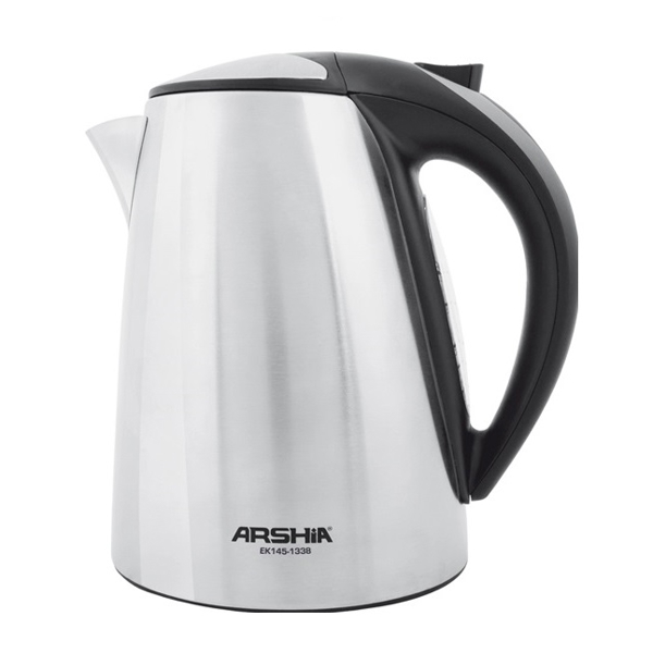 ელექტრო ჩაიდანი Arshia EK145-1338, 2000W, 1.7L, Electric Kettle, Silver