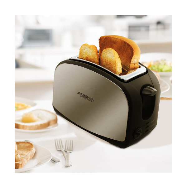 ტოსტერი Arshia BT110-2563, 900W, Toaster, Silver/Black