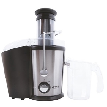 წვენსაწური Arshia JE133-1554, 800W, 2L, Juice Extractor, Silver