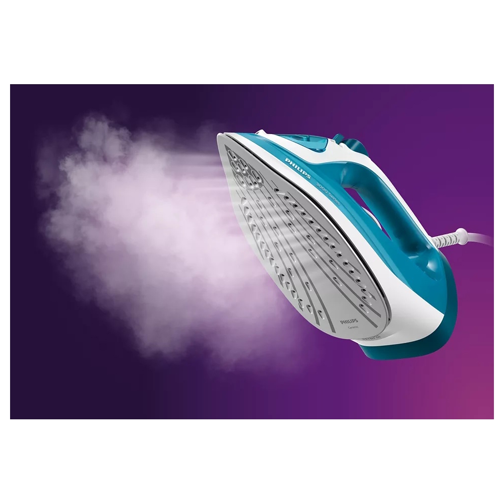 ორთქლის უთო Philips DST3011/20, 2100W, 0.3L, Steam Iron, Blue