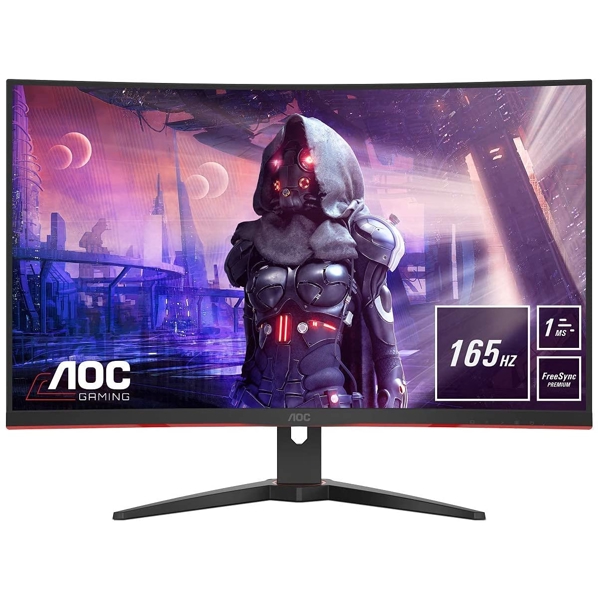 მონიტორი AOC C32G2AE/BK 31.5" FHD Gaming Monitor, HDMI, DP, VGA, Black