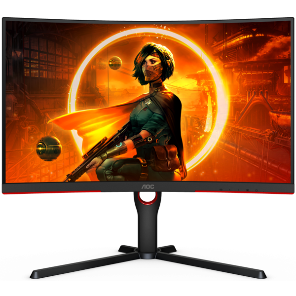 მონიტორი AOC CQ27G3SU/BK 27" QHD Gaming Monitor, 2xHDMI, DP, 4xUSB3.2, Black